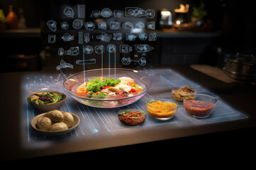 Revolutionize Your Food Experience with High-Resolution FoodTech Innovation created with Generative AI technology