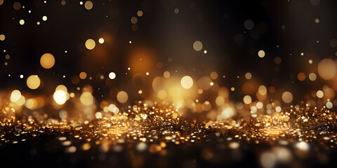 Obraz na płótnie Canvas Luxury abstract background with Glitter Lights and Bokeh