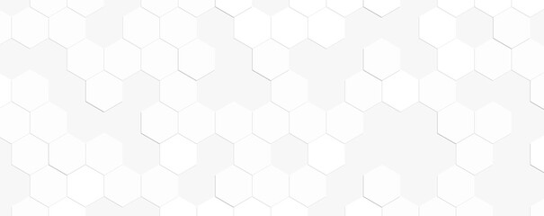 Abstract hexagon background. Technology poligonal design. Digital futuristic minimalism