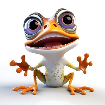 cute crazy little frog