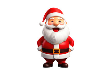 Fototapeta premium santa claus 3d rendered illustration. Generative AI