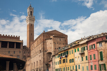 Obraz premium Mangia tower, Siena