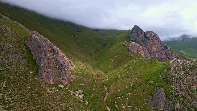 Mountains near Macari. Sicily Italy