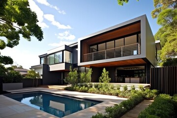 A contemporary spacious residence suitable for a large family located in the Lane Cove area of Sydney, Australia.