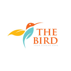 Obraz premium The Bird Logo Design Illustration