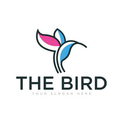 Obraz premium The Bird Logo Design Illustration