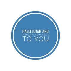 Hallelujah and best wishes for your new year
