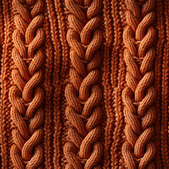 Fototapeta na wymiar Knitted pattern, knit fabrique, seamless digitally generated background pattern, cozy and comforting.