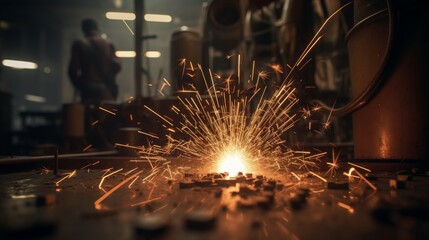 Sparking the Future with Advanced Industrial Metal Work Technology and Equipment in the Steel Manufacturing Industry, generative AI