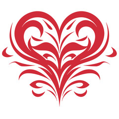 Rose Flower Love Heart Valentine's Day Garden Bouquet