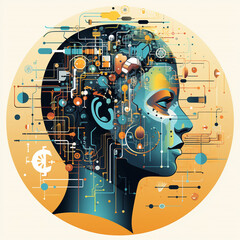AI Revolution: Futuristic Concept of Artificial Intelligence and Machine Learning