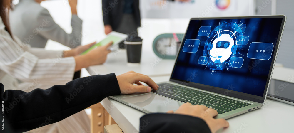 Poster chatbot software application for modish online business that automatically reply to customer questio
