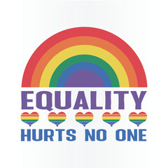Naklejka premium Gay pride typography design for cut or print