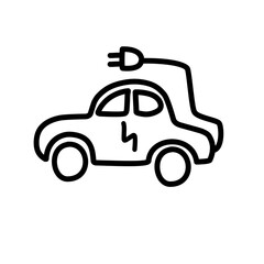 electric car icon