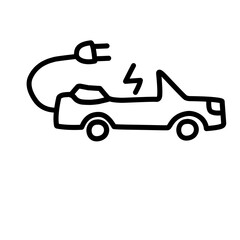 electric car icon