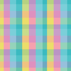 Pink yellow tosca tartan seamless pattern background from a variety squares