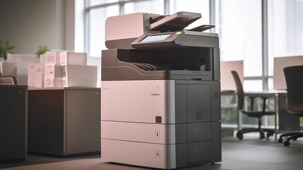 A modern photocopier in the office environment