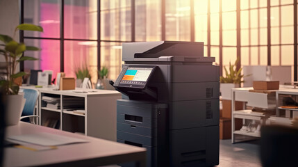 A modern photocopier in the office environment