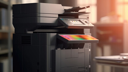 A modern photocopier in the office environment