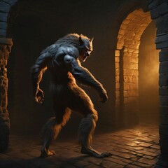 werewolf in dark castle
