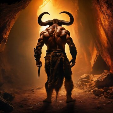 monster in cave