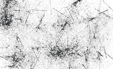 Grunge Black and White Distress Texture.Dust Overlay Distress Grain ,Simply Place illustration over any Object to Create grungy Effect