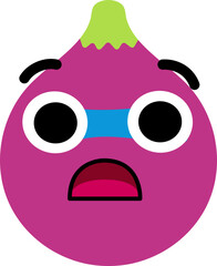 Fig Face Blue Face Scared