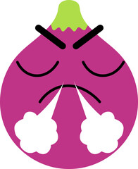 Fig Face Over Angry Smoke Nose