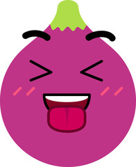 Fig Face Tongue Out Close Eye