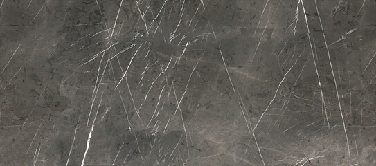 black marble with white scratches