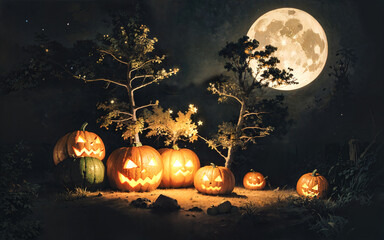 月夜のハロウィン
