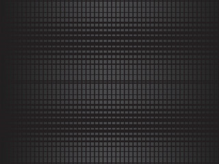 Black metal texture steel background. Luxurious steel ornament. Perforated metal sheet.