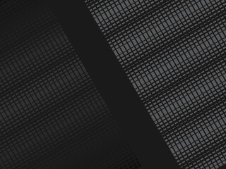 Black metal texture steel background. Luxurious steel ornament. Perforated metal sheet.