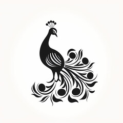 Peacock Logo Illustration