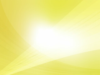 波と光のアブストラクト背景_デジタルテクノロジーイメージ_黄色