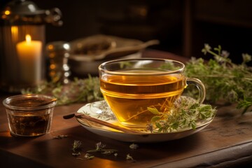 Soothing Cup Of Herbal Tea, Generative AI