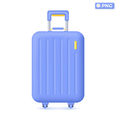 travel bag icon symbols. Suitcase, trip planning, service, Tourism and travel concept. 3D vector isolated illustration design. Cartoon pastel Minimal style. You can used for design ux, ui, print ad.