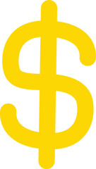 Obraz premium 기호_달러_A001