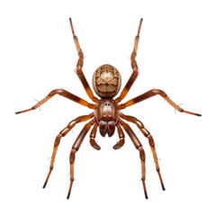 Obraz premium brown spider isolated on transparent background cutout