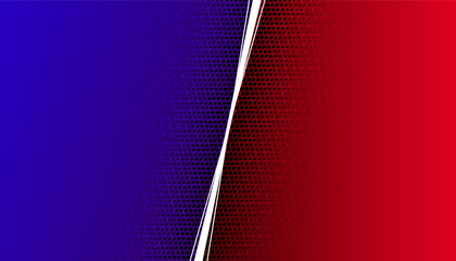 Flat design red comic style background. Pop art comic background lightning blast halftone dots. Pop comics book cartoon magazine cover. Cartoon funny retro pattern strip mockup. Split screen  © Shuvro