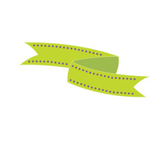 ribbon isolated on white