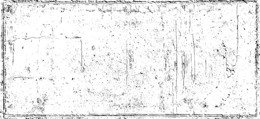 Grunge black texture. Wide horizontal long banner. Dark grainy texture on white background. Dust overlay textured. Grain noise particles. Rusted white effect. Vector illustration, EPS 10.