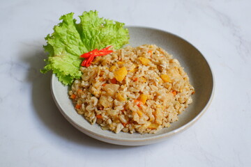 Fried rice with vegetables