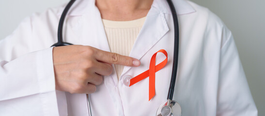 Orange Ribbon for Leukemia, Kidney cancer day, world Multiple Sclerosis, CRPS, Self Injury...