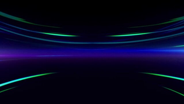 colorful neon curve line background