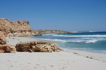Fototapeta na wymiar The Coastline in the North West of Western Australia