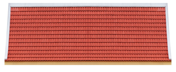 Mockup temple roof orange tile pattern © Ratchapon
