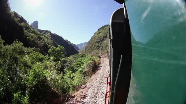 view from el chepe train mexico