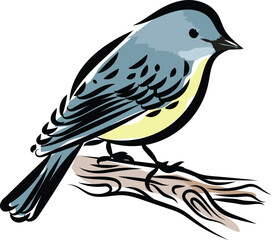 bird illustration design 