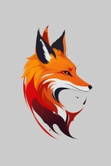 Obraz premium Head fox image design